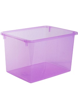 Förvaringsbox Store It 20L transp. Rosa