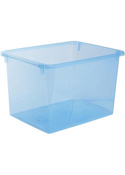 Förvaringsbox Store It 20L transp. Blå