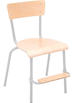 Elevstol CLASSIC m fotstöd sitthöjd 50cm