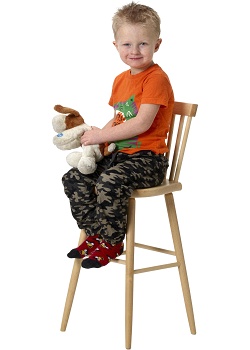 Hög barnpinnstol Micael, 51 cm