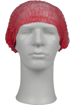 Hårnät röd nonwoven 200/FP