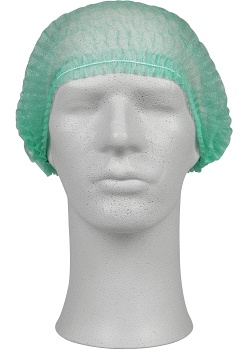 Hårnät grön nonwoven 200/FP