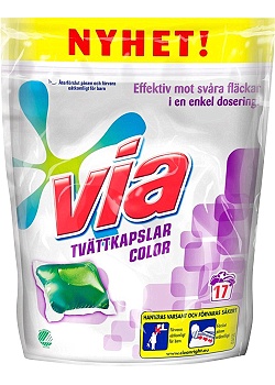Tvättkapslar VIA Color (17)