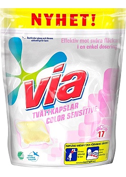 Tvättkapslar VIA Sensitive (17)