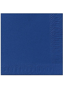 Servett DUNI 1-lags 33x33cm Mörkblå(500)