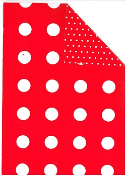 Presentpapper 57cmx154m Prick dubbelsid