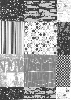 Presentpapper 57cmx154m Geo Square