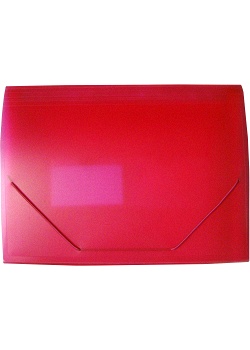 Hemarkiv A4 12 fickor tansparent rosa
