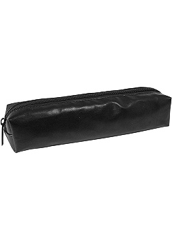 Pennfodral svart med foder 22x5x4 cm