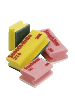 Rengöringssvamp SCOTCHBRITE grön 70x95mm