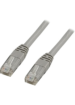 Kabel nätverk UTP Cat6 20m grå