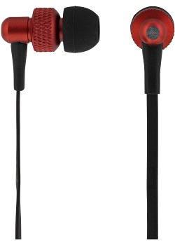 Hörlur in-ear STREETZ HL-246 röd