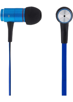 Hörlur+mic in-ear STREETZ HL-243 blå