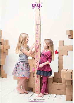 Byggblock GIGI natur 100/fp