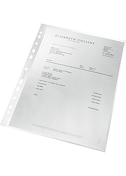 Plastficka Leitz Recy A4 0,09 prägl.(25)