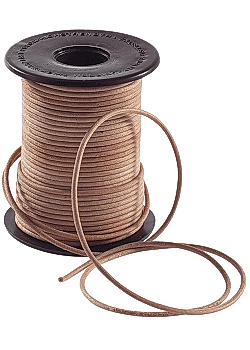 Läderrem natur 22.5m
