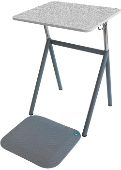 StandUp Elevbord+matta Hög.laminat grå