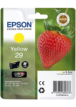 Bläckpatron EPSON C13T29844010 Gul
