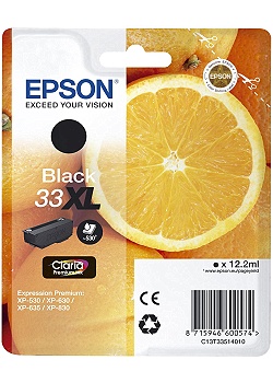 Bläckpatron EPSON C13T33514010 Svart