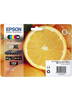 Bläckpatron EPSON C13T33574010 Svart (5)