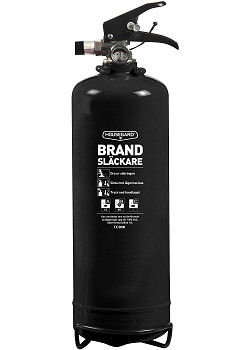 Brandsläckare pulver svart 2kg