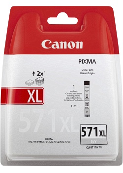 Bläckpatron CANON CLI-571XL Grå