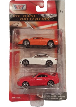 Bilar Motormax Metall 8 cm 3/fp