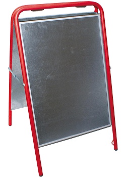 Gatuställ Sign 70x100cm röd