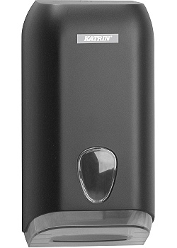 Dispenser Katrin Toilet folded svart