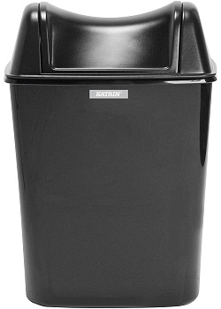 Hygienbehållare Katrin Lady  8 L svart