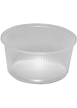 Bägare rund transparent 250ml (100)