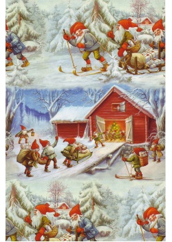 Julpapper 57cmx154m LC Julfest