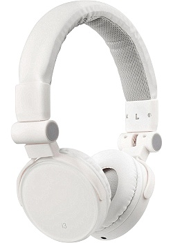 KÖNIG Hörlur+mic On-ear Vit