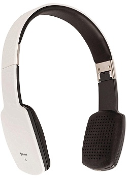 KÖNIG Hörlur+mic Bluetooth Vit