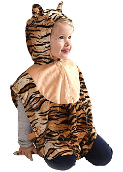 Maskeraddräkt Baby cape Tiger