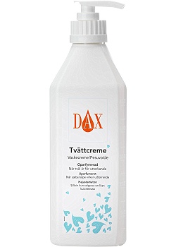 Tvål DAX Tvättcreme oparfymerad 600ml