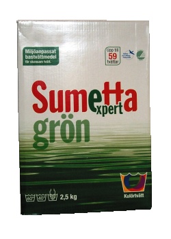 Tvättmedel Sumetta Grön 2,5kg