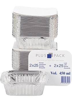 Aluminiumform inkl. lock 450ml (50)