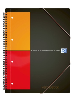 Oxford Anteckningsbok MeetingBook A4+ rutat