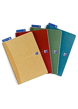 Anteckningsbok OXFORD Recycled A4 rutat