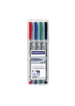 Box med 4 pennor LUMOCOLOR