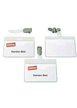 Staples Namnskylt 60x90 mm (fp om 25 st)