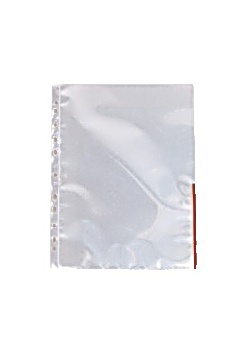 Plastf.signal ESSELTE A4 0,11mm röd(100)