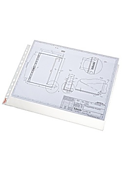 Plastficka ESSELTE A3L prägl.0,08mm (50)