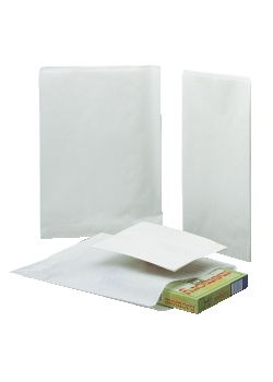 Plan påse 170x215mm 0,5kg vit