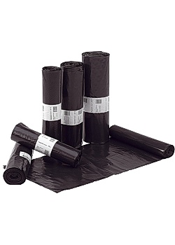 Plastsäck LLD 40my 60L svart (25)