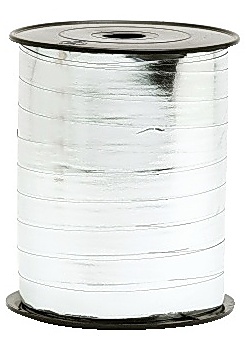 Presentband 10mmx250m silver metallic
