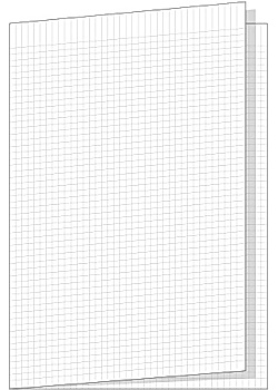 Skrivpapper A3 rut. 5x5mm vikt (250)