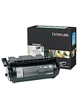 Toner LEXMARK 12A7462 svart