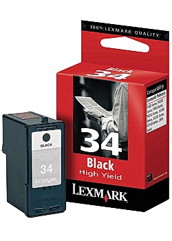 Bläckpatron LEXMARK 18C0034E svart